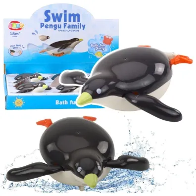 Nakr�cany pingwinek do k�pieli LeanToys
