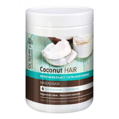 Dr. Sante Coconut Hair Mask maska eksra nawilżająca z olejem kokosowym dla suchych i łamliwych włosów 1 l