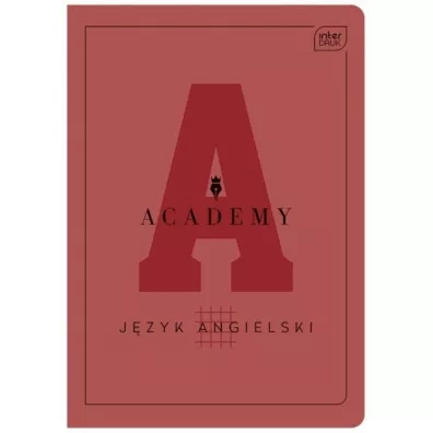 Interdruk Zeszyt A5 Academy, 60 kartek w kratk - Jzyk angielski