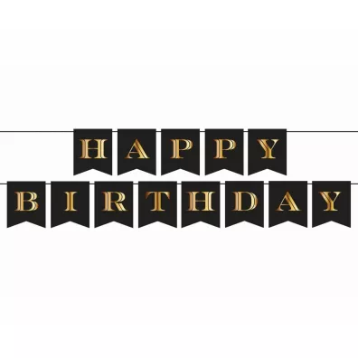 Godan Girlanda papierowa Happy Birthday 250 cm