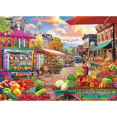 Puzzle 1000 el. Main Street Market Day Eurographics