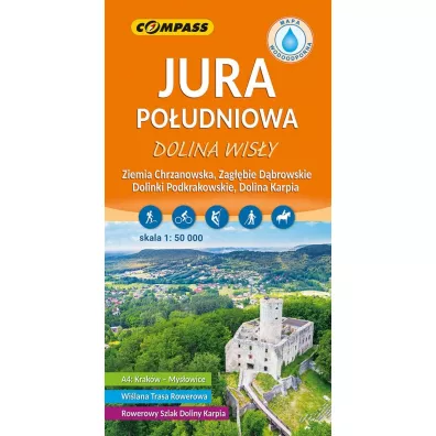 Jura Po�udniowa Dolina Wis�y mapa laminowana skala 1 : 50 000