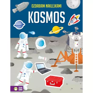 Ozdabiam naklejkami. Kosmos