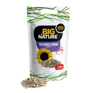Big Nature S�onecznik �uskany (uszkodzone opakowanie) 1 kg