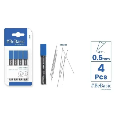 BeBasic Rysiki HB 0.5mm 48 szt.
