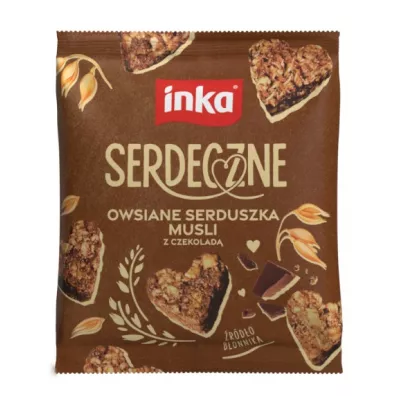 Inka Serdeczne Owsiane serduszka musli z czekolad� 50 g
