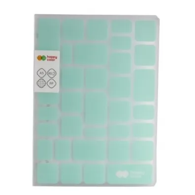 Happy Color Brulion na spirali Trendy, Mint Green, A5, 80g, 80 kartek w kratk�