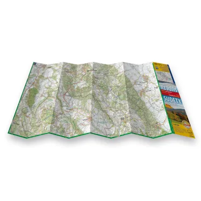 Sudety �rodkowe laminowana mapa turystyczna 1:60 000