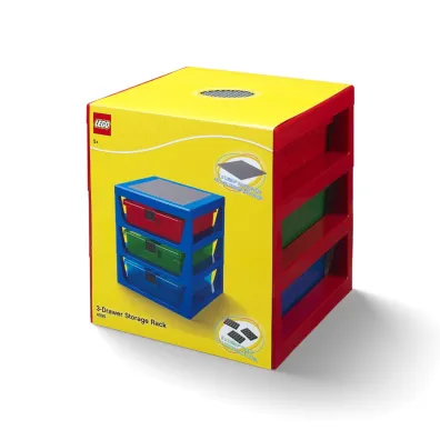 Rega� LEGO z szufladami Czerwony