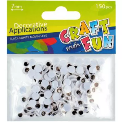 Ozdoba Oczy Craft with Fun 7 mm