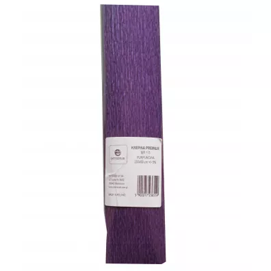 Interdruk Krepina premium nr 113 purpurowa 200x50cm