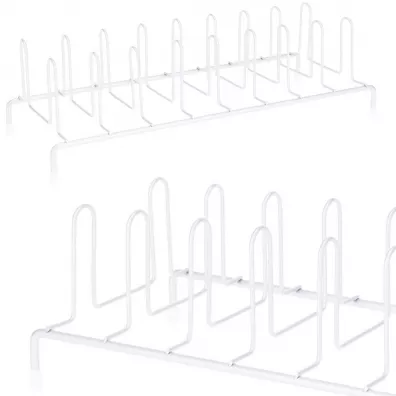 Excellent Houseware Stojak na talerze i pokrywki metalowy 33 cm
