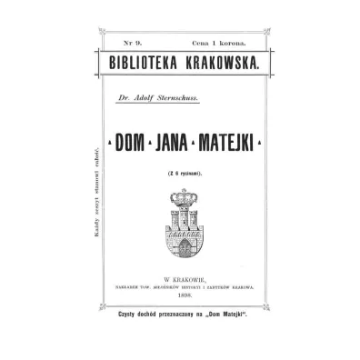 Dom Jana Matejki - przewodnik - Adolf  Sternschuss