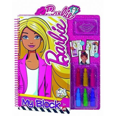 Zestaw do kolorowania i dekorowania - Barbie As Company