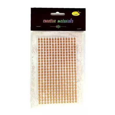 Galeria Hobby Stiker z kryszta�kami z�oty 4mm 336 szt.