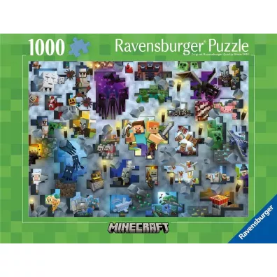 Puzzle 1000 el. Challenge. Minecraft Ravensburger