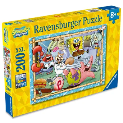 Puzzle dla dzieci 2D: Sponge Bob 200el Ravensburger