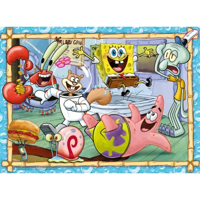 Puzzle dla dzieci 2D: Sponge Bob 200el Ravensburger