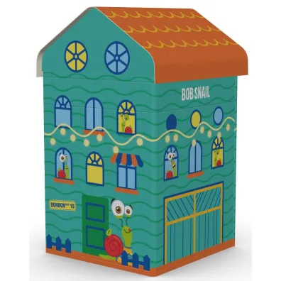 Bob Snail Zestaw �wi�teczny snail city - przek�ski owocowe z gr� i zabawk� 384 g