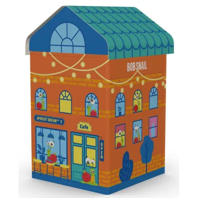 Bob Snail Zestaw �wi�teczny snail city - przek�ski owocowe z gr� i zabawk� 384 g