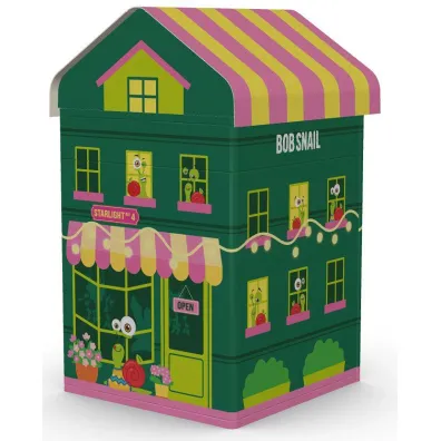 Bob Snail Zestaw �wi�teczny snail city - przek�ski owocowe z gr� i zabawk� 384 g