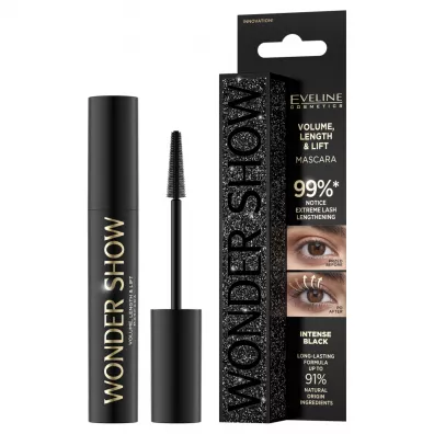 Eveline Cosmetics Wonder Show Mascara Volume & Length & Lifting tusz do rz�s 7 ml