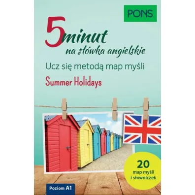 5 minut na s��wka angielskie Ucz si� metod� map my�li Poziom A1  PONS
