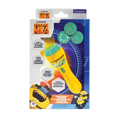 Latarka z projektorem Minionki Lexibook LTC050DES