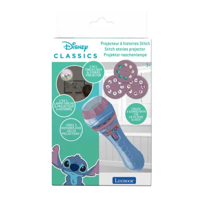Latarka z projektorem Stitch Lexibook LTC050D