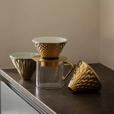 Loveramics Brewers Dripper Set Gold Special Edition