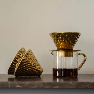 Loveramics Brewers Dripper Set Gold Special Edition