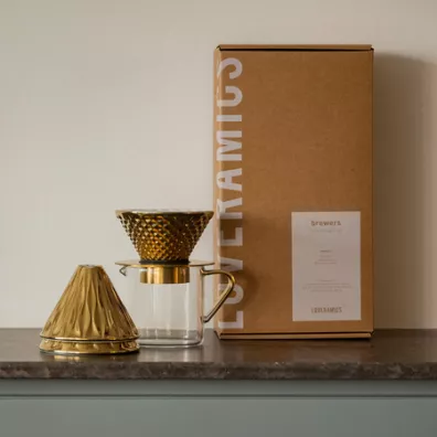 Loveramics Brewers Dripper Set Gold Special Edition