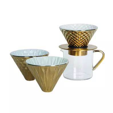 Loveramics Brewers Dripper Set Gold Special Edition