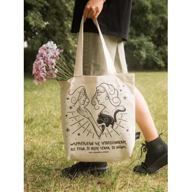 Nadwyraz.com Torba Wszystkiego si� spodziewa�em ecru
