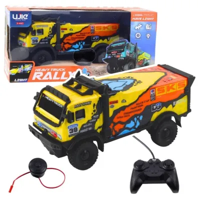 Ci�ar�wka R/C d�wi�k ��to-pomara�czowa LeanToys