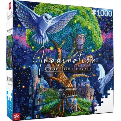 Puzzle 1000 el. Imagination: Roch Urbaniak Owl Island / Wyspa Sw Good Loot
