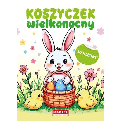 Koszyczek wielkanocny z naklejkami - Natasza Korpik