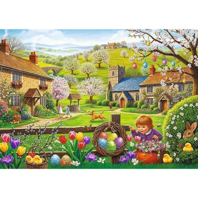 Puzzle 1000 Poszukiwanie wielkanocnych jajek TREFL