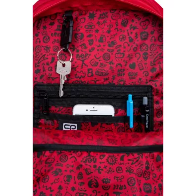 CoolPack Plecak szkolny Rider Rpet Red