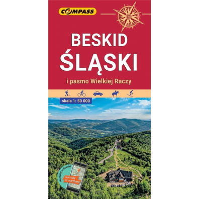 Mapa turystyczna Beskid Śląski i Pasmo Wielkiej Raczy 1:50 000