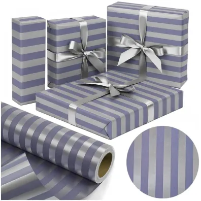 PaperHit Papier metalizuj�cy Srebrne Pasy X-Strong 38cmx20m