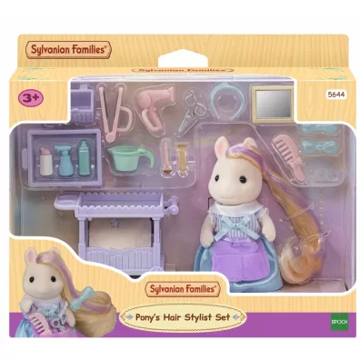 Sylvanian Kucyk z dugimi wosami zestaw z akcesoriami