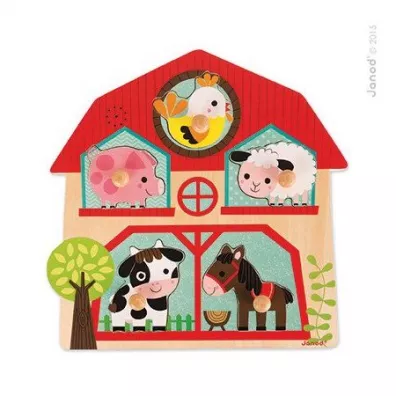 Puzzle muzyczne Mieszkacy farmy Janod