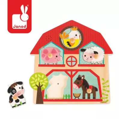 Puzzle muzyczne Mieszkacy farmy Janod