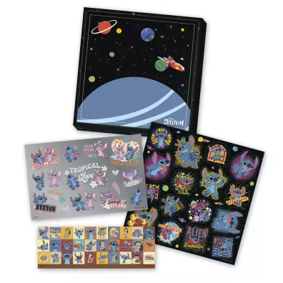Zestaw naklejek Stitch