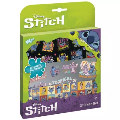 Zestaw naklejek Stitch