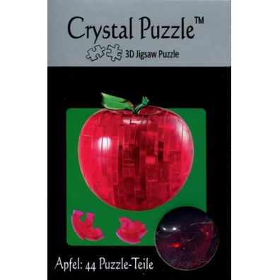 Crystal Puzzle 3D 44 el. Jabko czerwone Bard Centrum Gier
