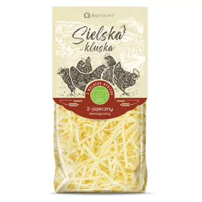 Bartolini Sielska Kluska Makaron 100% Durum 2-jajeczny krajanka rednia 250 g Bio