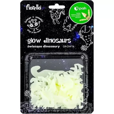 Fiorello Ozdoby fluorescencyjne Dinozaury mix 24szt