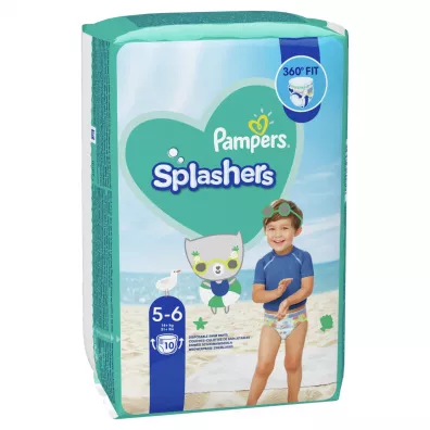 Pampers Jednorazowe pieluchy do p�ywania 5-6 Splashers (14+ kg) 10 szt.